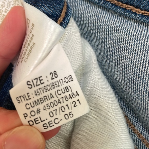 Joe’s Jeans High Rise Crop Bootcut Jeans Size 28 With Raw Hem - Picture 6 of 6